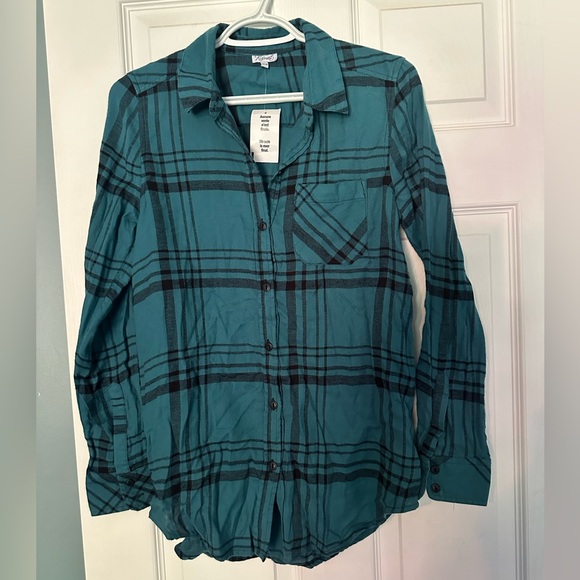 Kismet Button Down Plaid Shirt - Picture 1 of 5